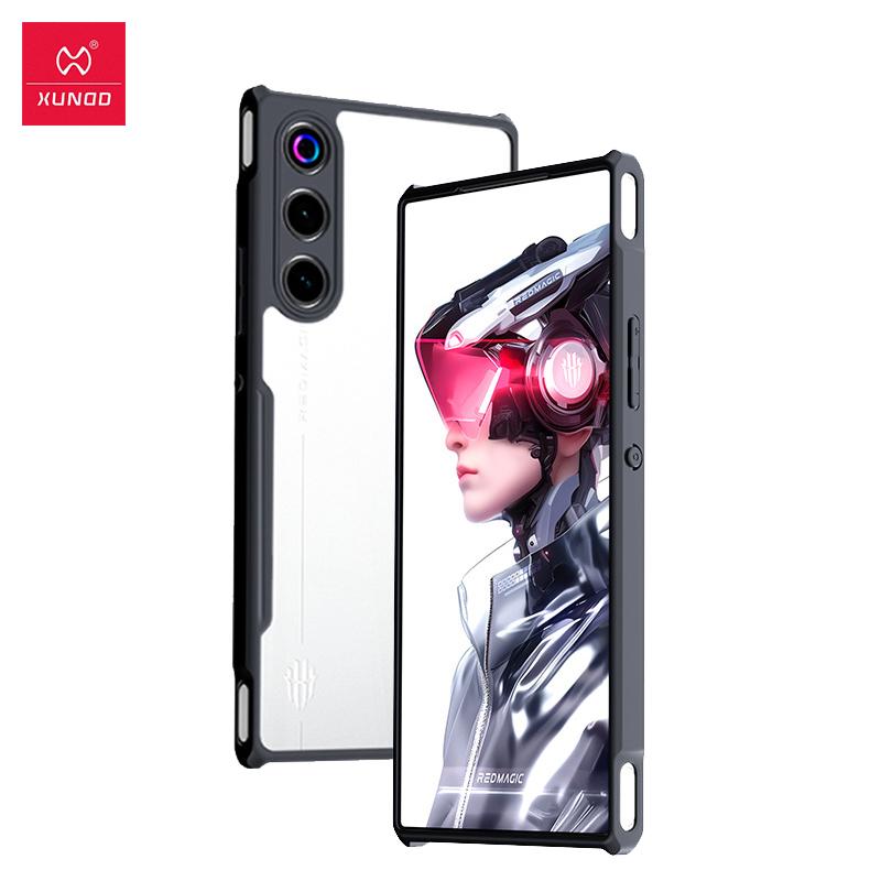 

Для ZTE nubia RedMagic 10 Air Чехол XUNDD Роскошный Чехол Подушка безопасности Противоударный Бампер Защитные Чехлы Прозрачная Крышка Телефона For RedMagic 10 Air чёрный