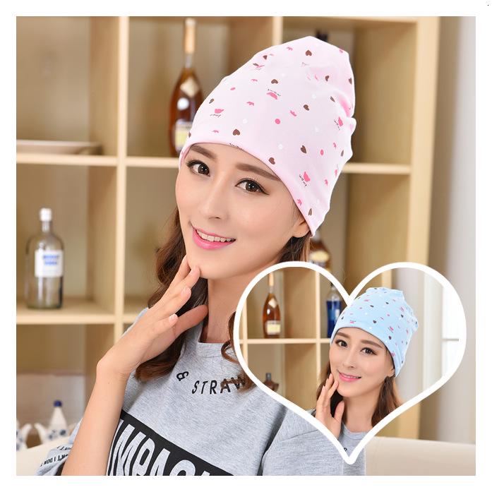 Versatile Korean-Style Pure Cotton Maternity Hat – Windproof & Multifunctional Postpartum Slouchy Hat