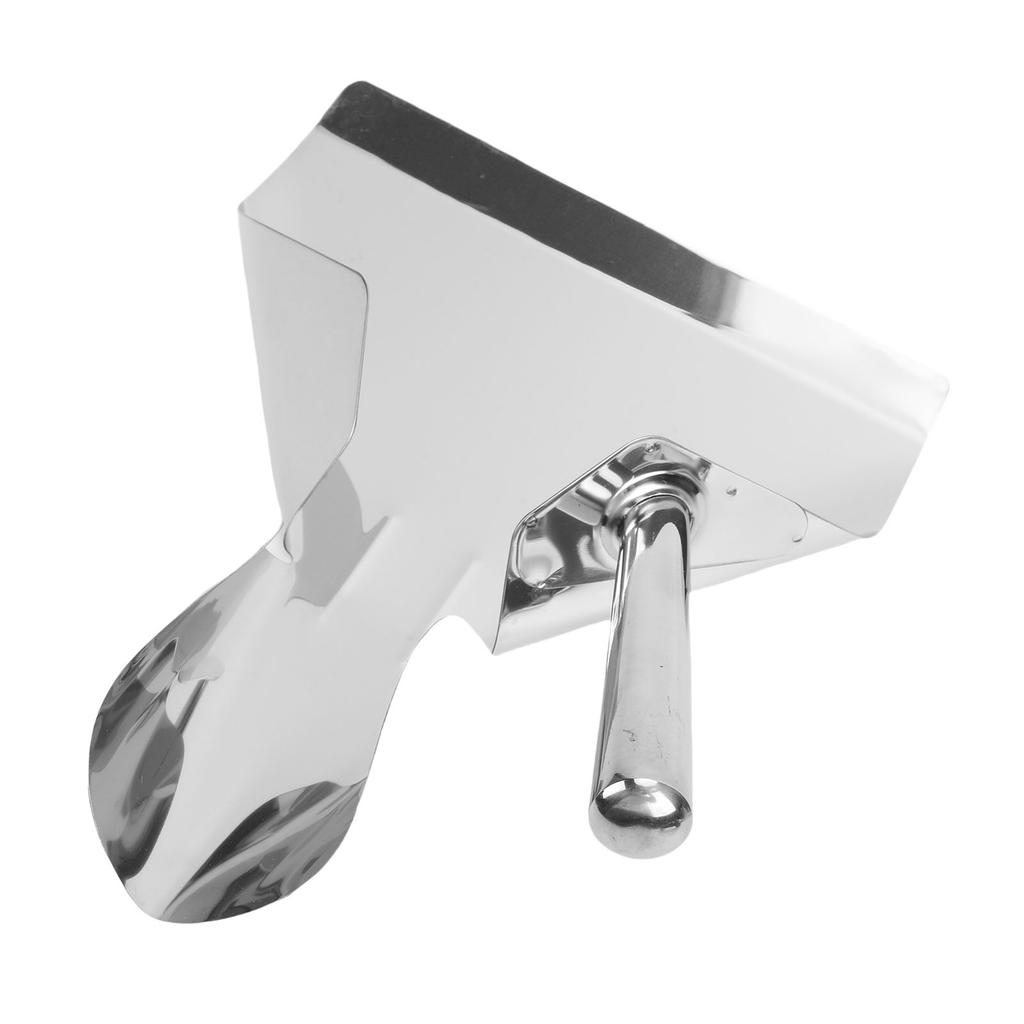 French Fry Popcorn Scoop Stainless Steel Quick Fill Commercial French Fry Bagger with Single Handle for Snacks Desserts Ice