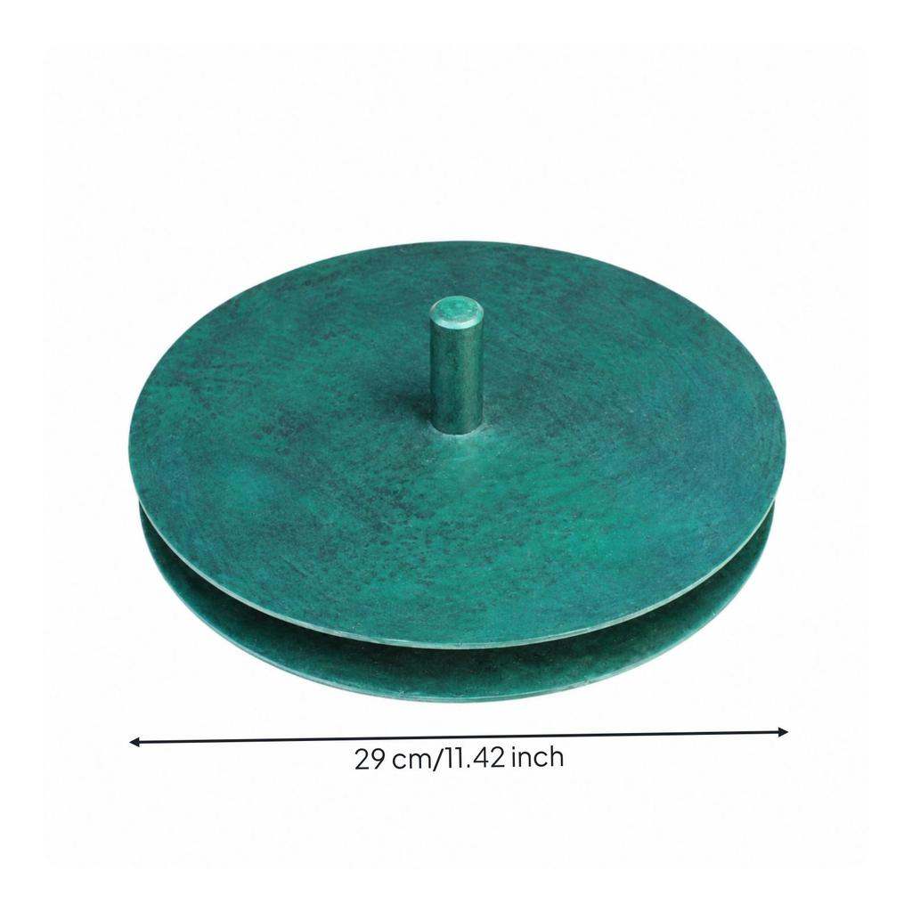 Heavy-Duty Iron Turntable with Built-in Bearing Smooth Rotation