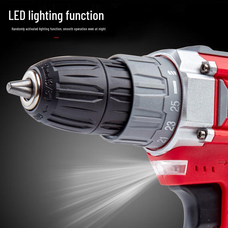 TUOHE 12V Cordless Electric Screwdriver Drill Kit CN Plug (adapter Included)