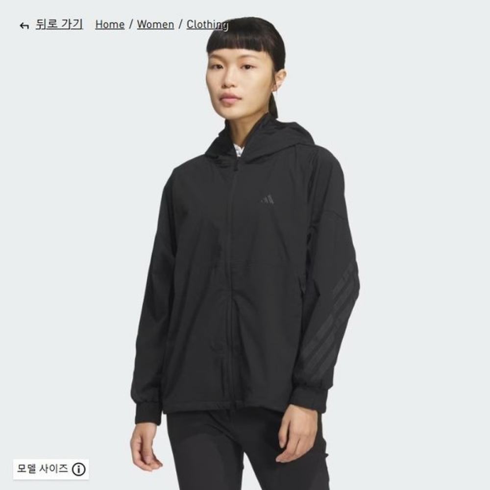 

Adidas Golf 3s Light Woven Jacket Black Jf4596 Black/M