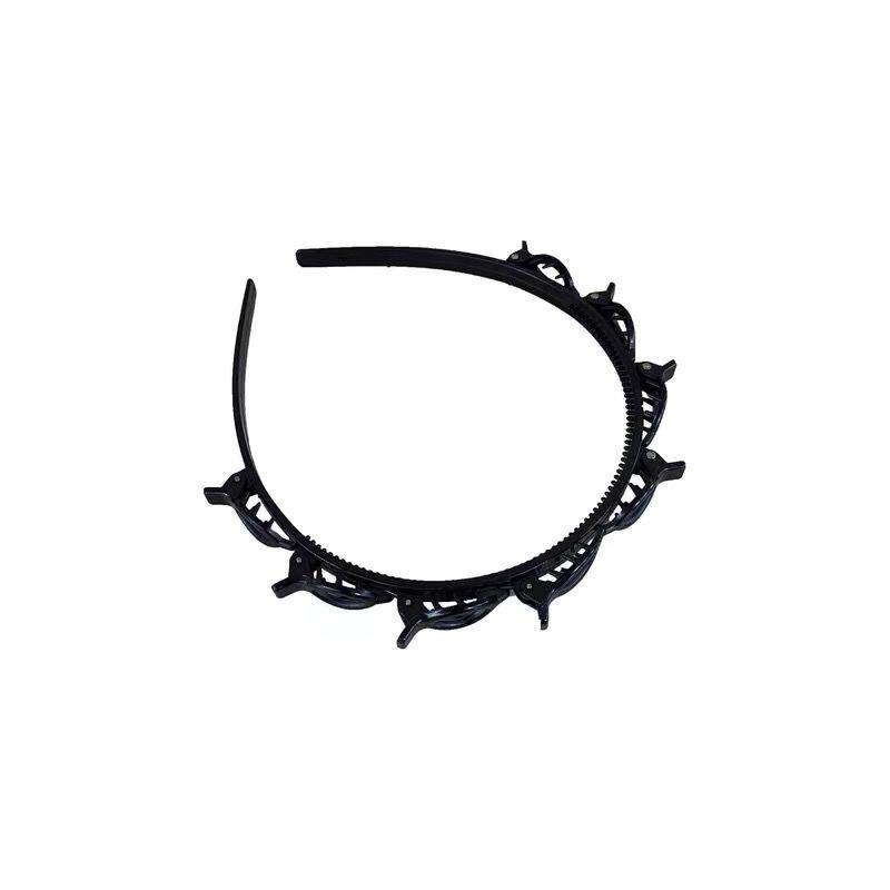 Multi-layer Braided Hairpin Headband for Styling Hair and Bangs