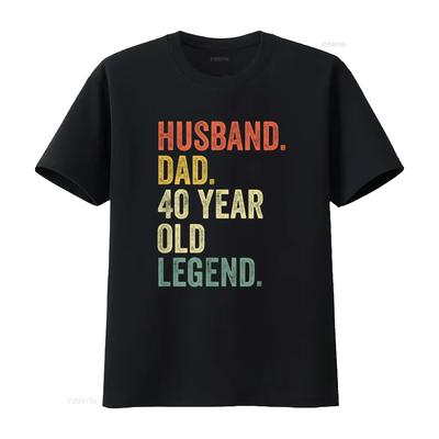 Funny 40th Birthday T Shirt For Men S Vintage Dad 1980 Vintage Washed Unisex Comfortable Slightly Designer Clothes Stylish
