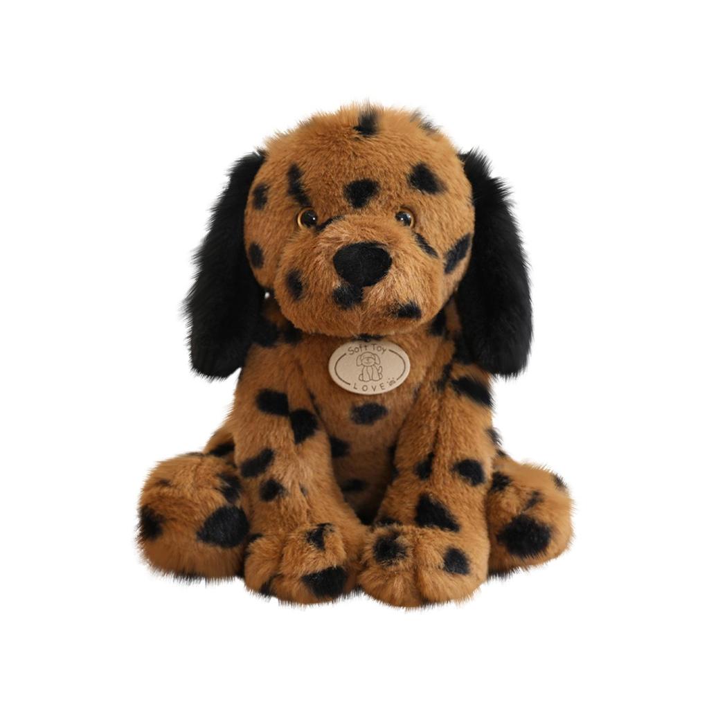 Soft Toy Cute Sitting Dalmatian Plush Doll