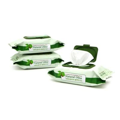 Große Größe Drama Magie Natürliche Oliven Reinigungstücher 120 Tücher x 3 Packungen