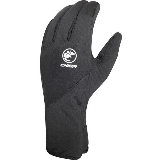 Велосипедные перчатки Chiba Softshell Light (черные) S