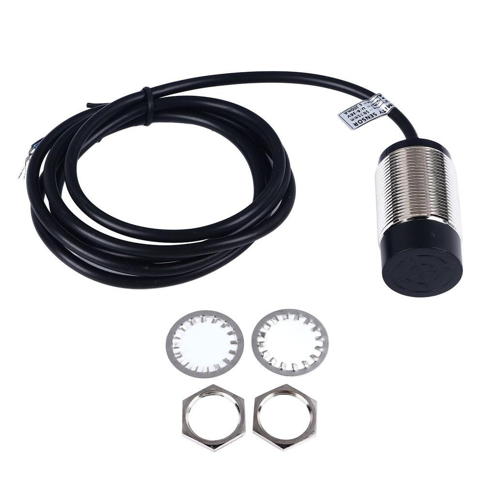 Indukční snímač přiblížení NPN NC 3vodičový přesný kovový válcový spínač M30 DC 6‑36V