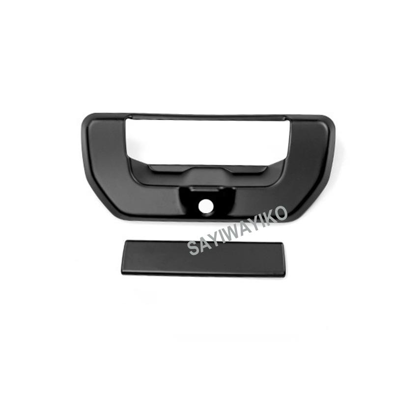 car styling fit for GWM Ute Pickup Matter Black Rear Trunk Door Handle Bowl Cover Trim for Great Wall POER Accessories