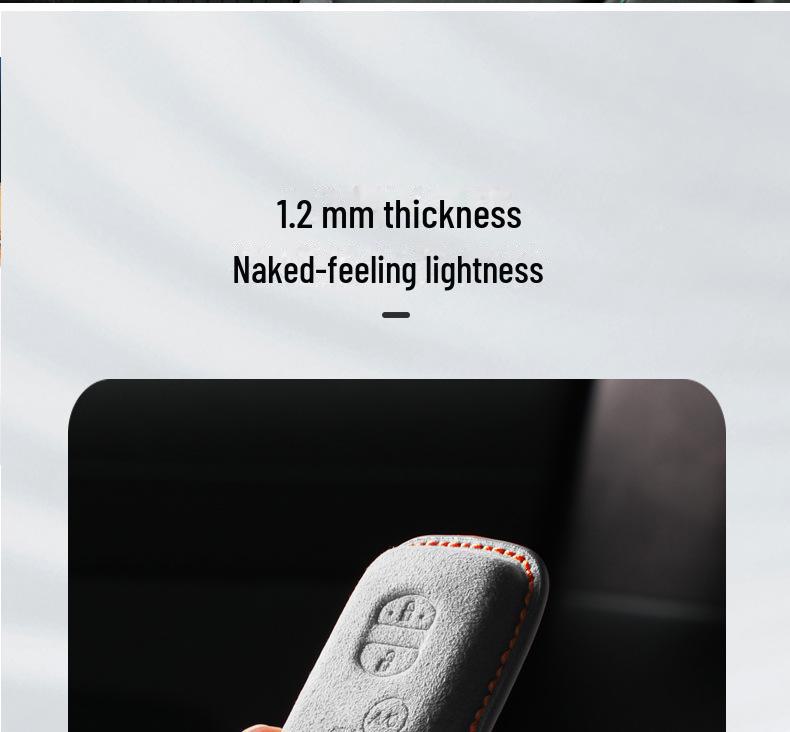 Lexus ES300H/ES350/RX270 Alcantara Wildleder 3D Schlüsseltasche