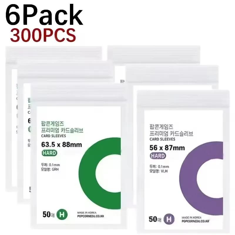 56x87mm 63.5x88mm Obaly na karty Průhledné PP Držáky na Kpop karty Filmy na pohlednice Voděodolné Ochranný obal na fotky z alba pro idoly