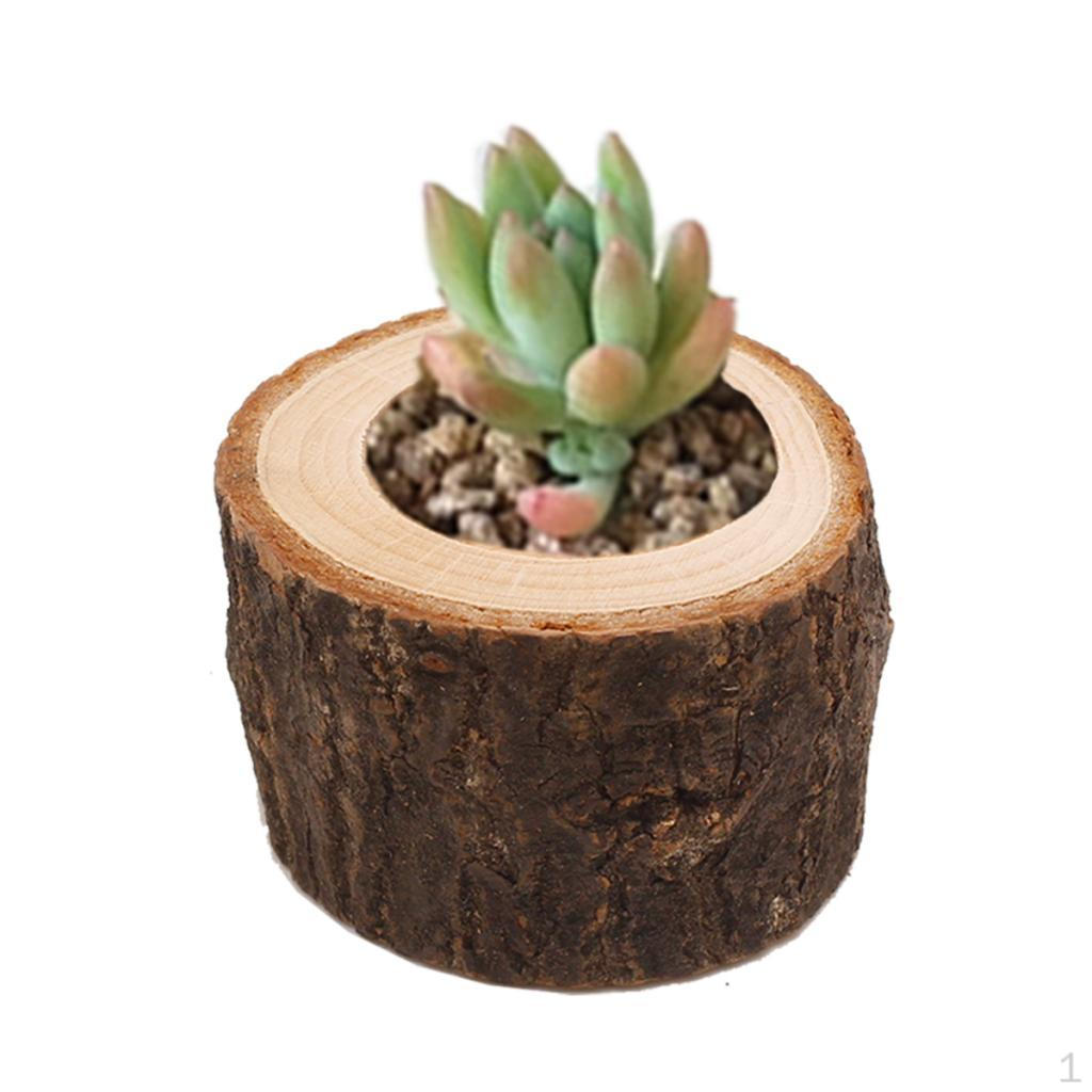 Tree Stump Wooden Candle Holder Tea Light for Home Dinner Wedding Birthday Party Decoration