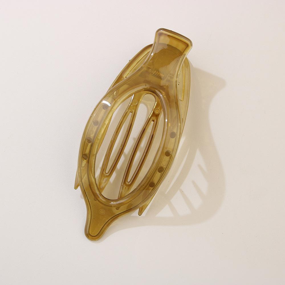 Forcina piatta ovale a becco d'anatra, clip per la parte posteriore della testa, presa forte, clip semplice, accessori per capelli