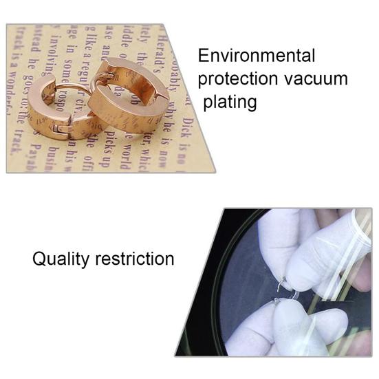 Cercei rotunji Safe Unsex Unisex Clip rotund pentru ureche din oțel inoxidabil