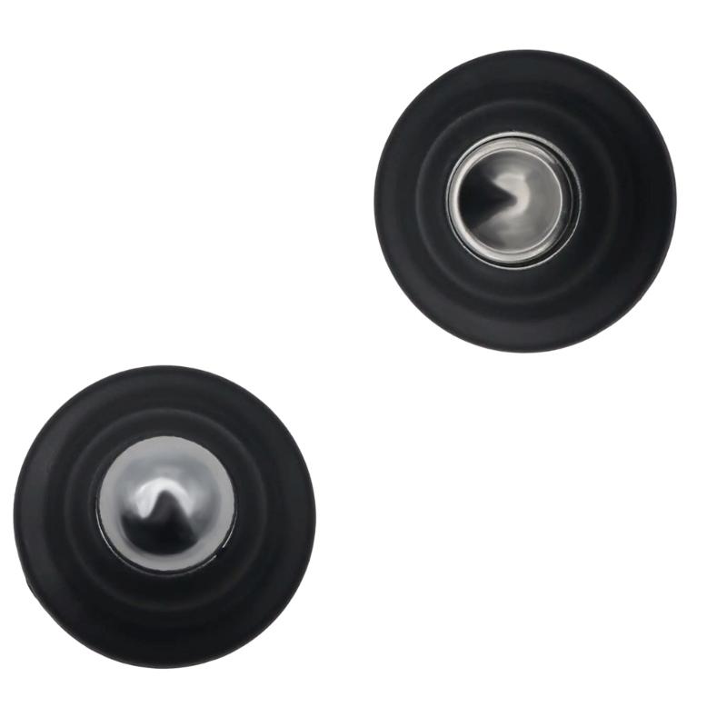 2x Adjustable Silicone Magnetic Door Stops With Impact Resistance And Secure Hold For Motorhome Cabinets And Entry Doors