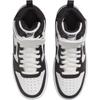 Nike Court Borough 2 Slip Resistant Abrasion Resistant Mid top Kids' Skateboarding Shoes White Burgundy Teenagers Sneakers CD7782-126