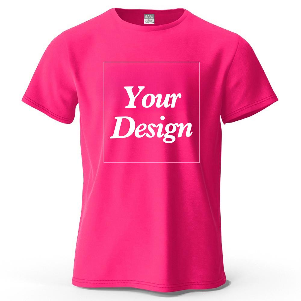 Custom T shirt Customized tshirt Personalized Tee Shirt Diy Print Your Photo Brand Logo Text Men Women 100 Cotton Premium Gift