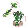 Resin Reptile Plants Lifelike Terrarium Plant for Tank Decor Naural Appearance