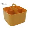 Stackable Desk Organizer Storage Box with Handle Large Capacity Multiple Compartments Pencil Holder Caddy Organizer