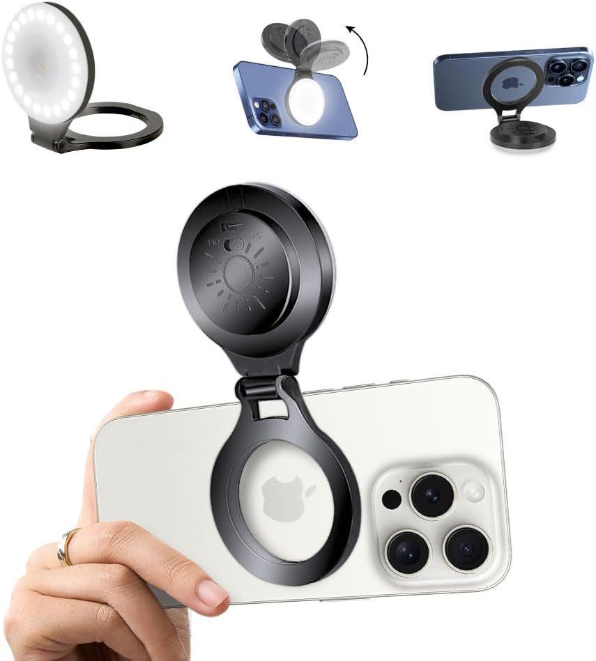 Compact Magnetic Selfie Fill Light for Mobile Phones