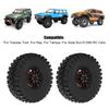 RC Tire 2.2 Inch   Rubber Alloy RC Car Wheel with Metal Wheel Hub RC Spare Upgrade Parts Accessory