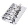 4 String Electric Bass Bridge Metal Vintage Style Fixed Guitar Bridge with Saddle 86MM