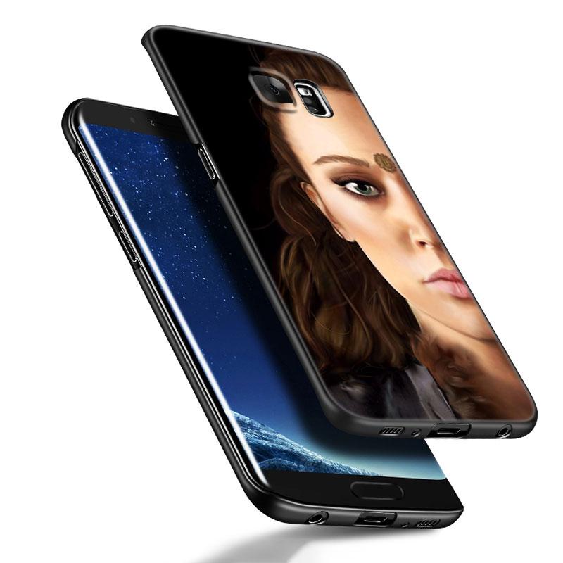 Heda Lexa The 100 Black Silicone Phone Case For Samsung Galaxy S23 S21 S20 FE S24 S22 Ultra S10E S10 S9 S8 Plus