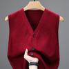 Single Breasted Pullover Autumn Sleeveless Vests Men Work Sweater Knitted Male Waistcoat Jumper Pullovers Roupas Masculinas