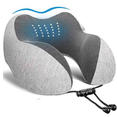 Cuscino da viaggio a forma di U Cuscini per il collo in memory foam Cuscino per il collo per massaggi morbidi Cuscino cervicale per aereo per dormire