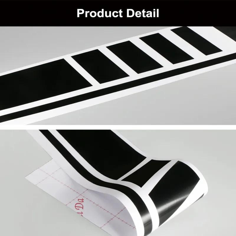 Car Side Door Stickers Long Stripes Vinyl Film Wrap Decals For Mercedes Benz Vito Viano V Class w447 v260 Auto Accessories