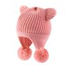 Fleece Lined Baby Winter Hat 2 Cute Ears Warm Fleece Hat Fashionable Kids Knit Hat  Winter Season