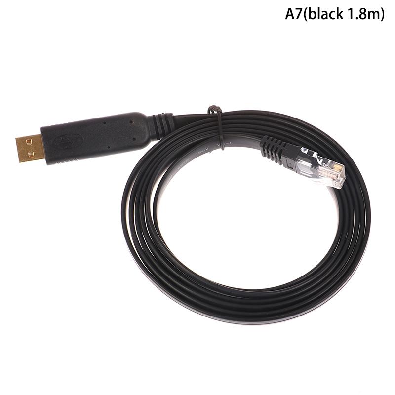 1Pc 1/1.51.8/3M USB To RJ45 For Cisco USB Console Cable Debug Line For Cisco H3C HP Arba 9306 Huawei Router Rollover Console