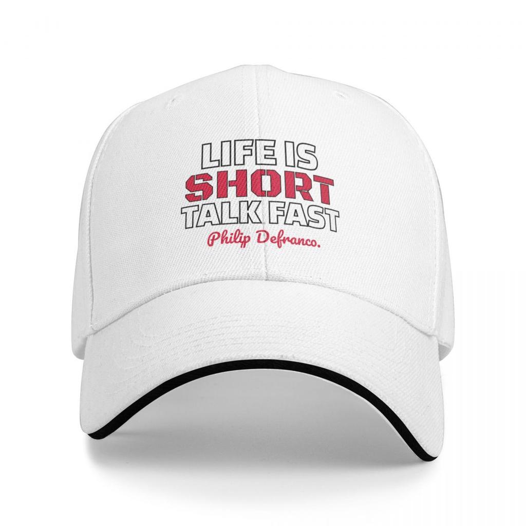 Life's Short Talk Fast Baseball Cap luxury caps Hat Baseball Cap For Men Women's