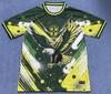 Summer Men's Brazilian Football Elements Training Football T-shirt Digital Printing Comfortable Breathable Quick Drying