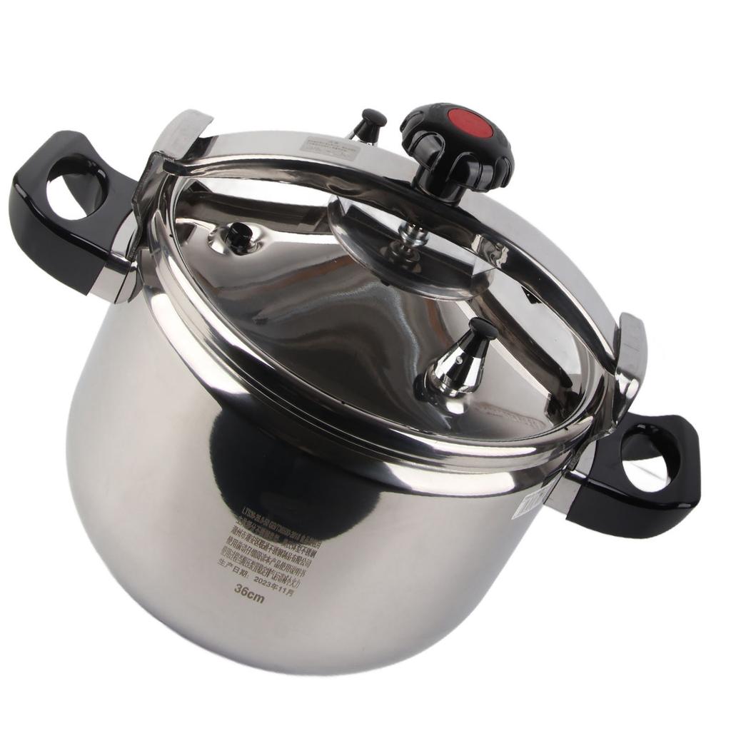 Household Stainless Steel Pressure Cooker Canner Explosion Proof Double Bottom Pressure Cooker for