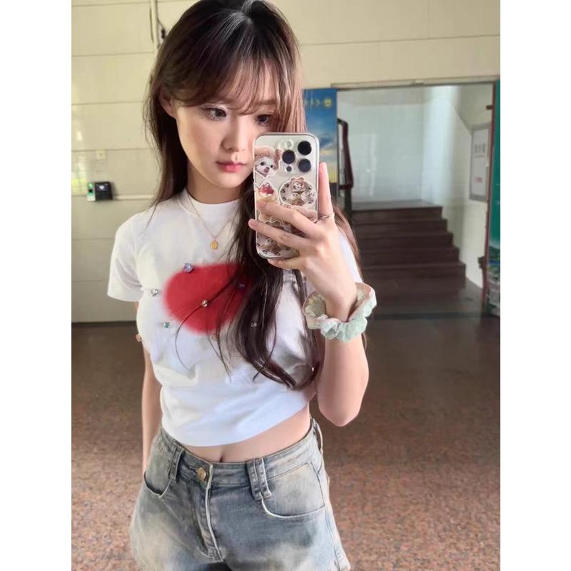 Women's High Waist Distressed Denim Shorts - Summer A-Line Slimming Style