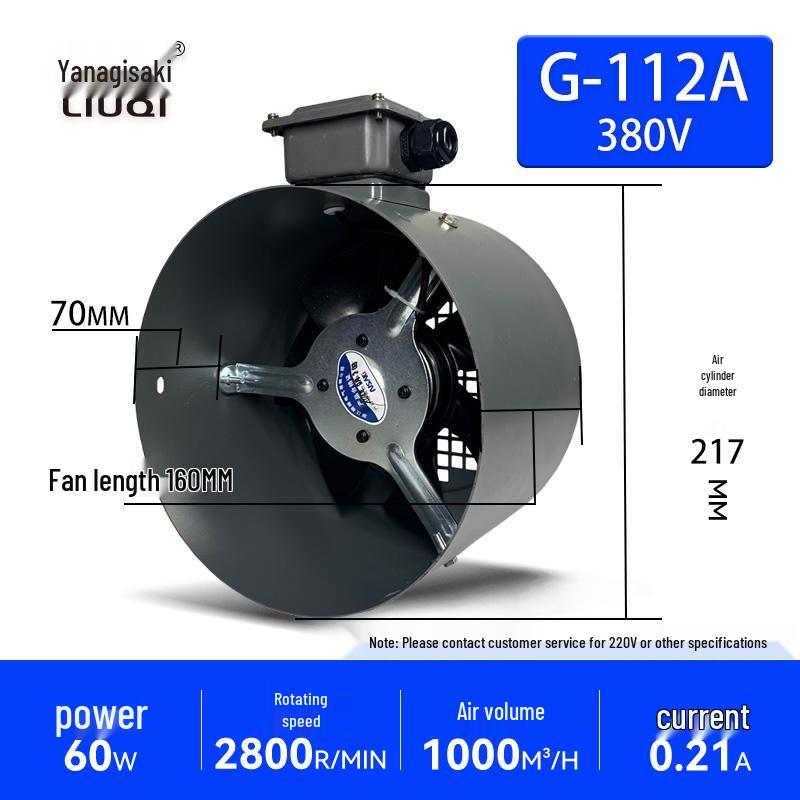 G Series 380V Variable Frequency Motor Cooling Fan with External Rotor 80A31