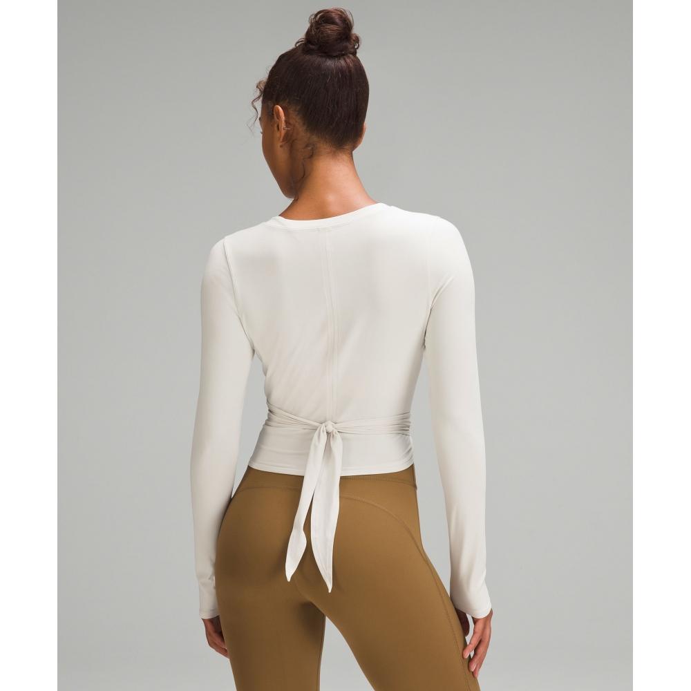 Lululemon Time To resTore Long Sleeve Shirt  Nulu Bone