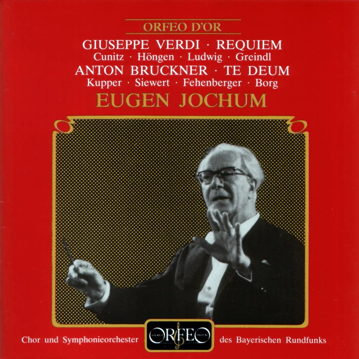 

CD VERDI & BRUCKNER - MESSA DA REQUIEM/TE DE C195892H Japan Classical Used