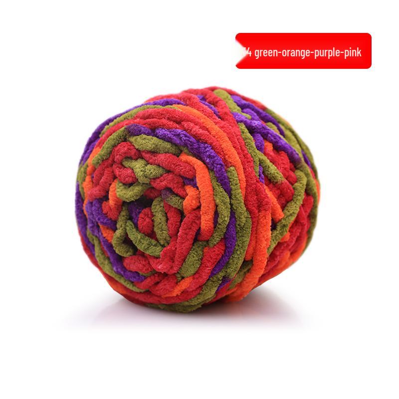 Ice Bar Chunky Soft Yarn for Hand-Knitted Scarves, Crochet Hooks, Slippers, and DIY Projects for Men and Women