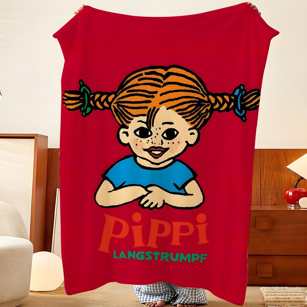 שמיכת פליז מצוירת P-פיפי-i L-ארוכת-גרביים-g, קלה ונעימה, עמידה, ניתנת לכביסה, חמודה, מגניבה
