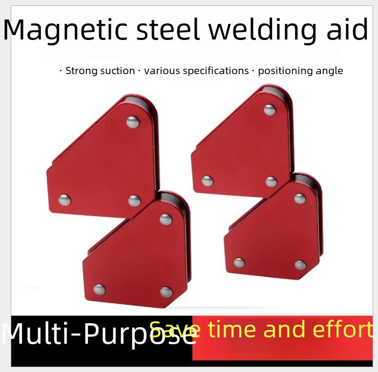 4-teiliges Mini-Magnetschweißpositionierungsset: Festwinkelwerkzeug für Hardware-Tools, 9 lb