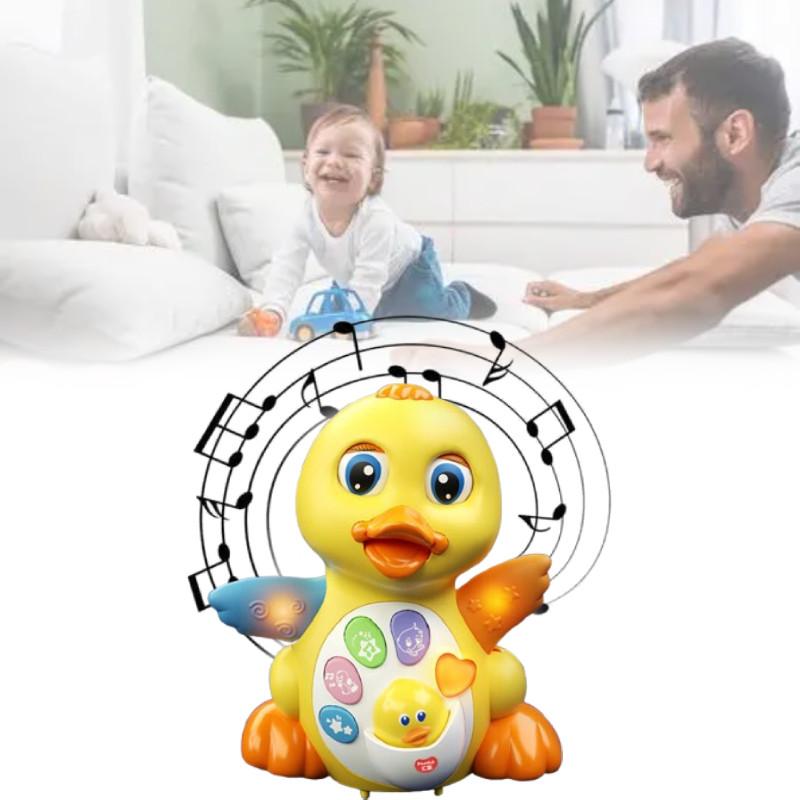 Baby Yellow Duck Development Toy Sound Children Early Education Festival Gift