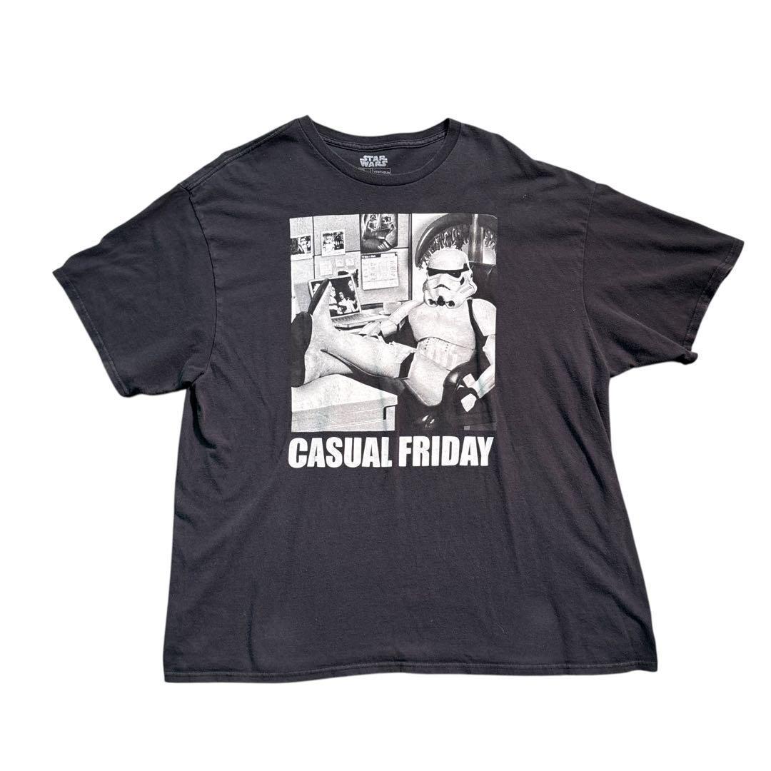 

[Б/У] 7TSM2STAR пародийная футболка Звездные войны Штурмовик одежда б/у