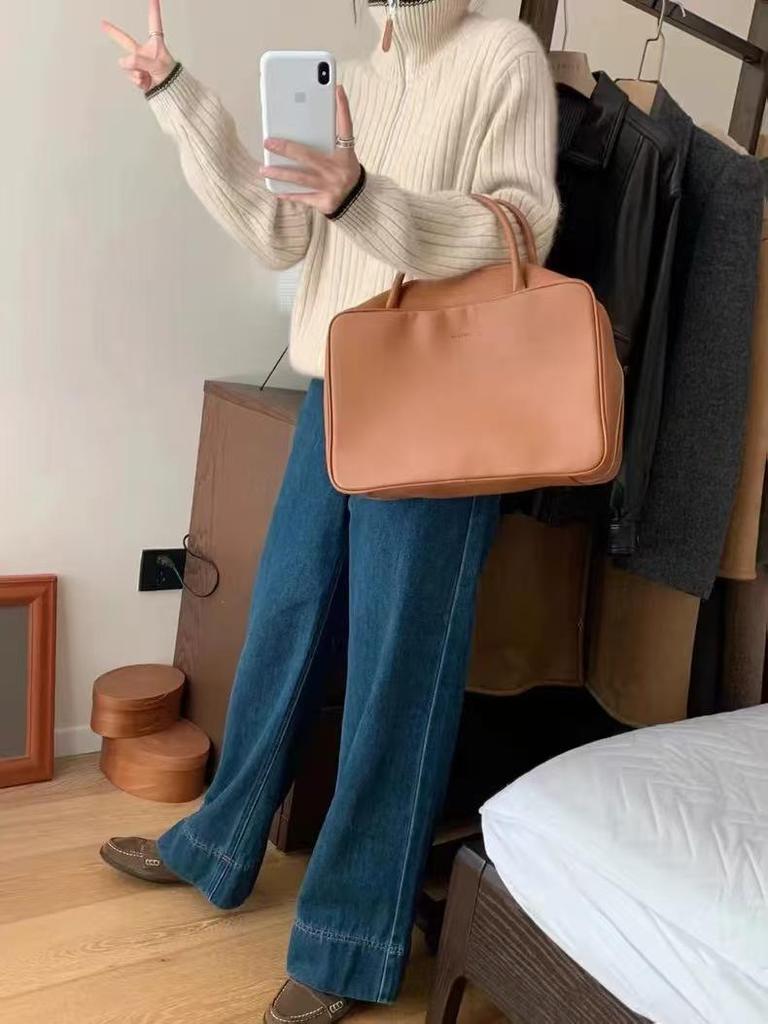 Women’s Pure Wool Stand Collar Half-Zip Vertical Stripe Knit Pullover - Autumn/Winter Casual Long Sleeve Baselayer