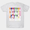 Asian Size Cotton Unisex Tshirt Print T-shirt Eight Digidestined T-shirt No-Cut Print Regular Fit