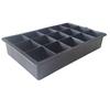 Xl Ice Mold Silicone Cube Maker Container For 15 Ice Cubes 3.3 Cm