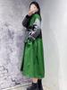 Xitao Contrast Color Patchwork Women Trench Loose Personality Coat WLD6752