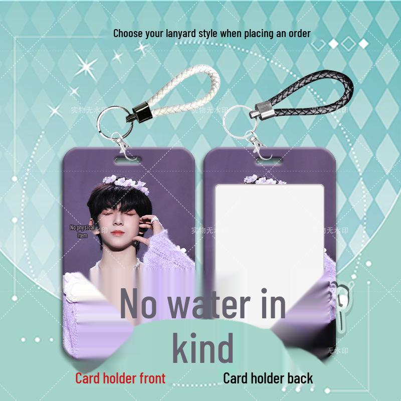 4th Gen Chen Junming Sliding Card Holder: Student Meal, Bus, Access & Water Card Case