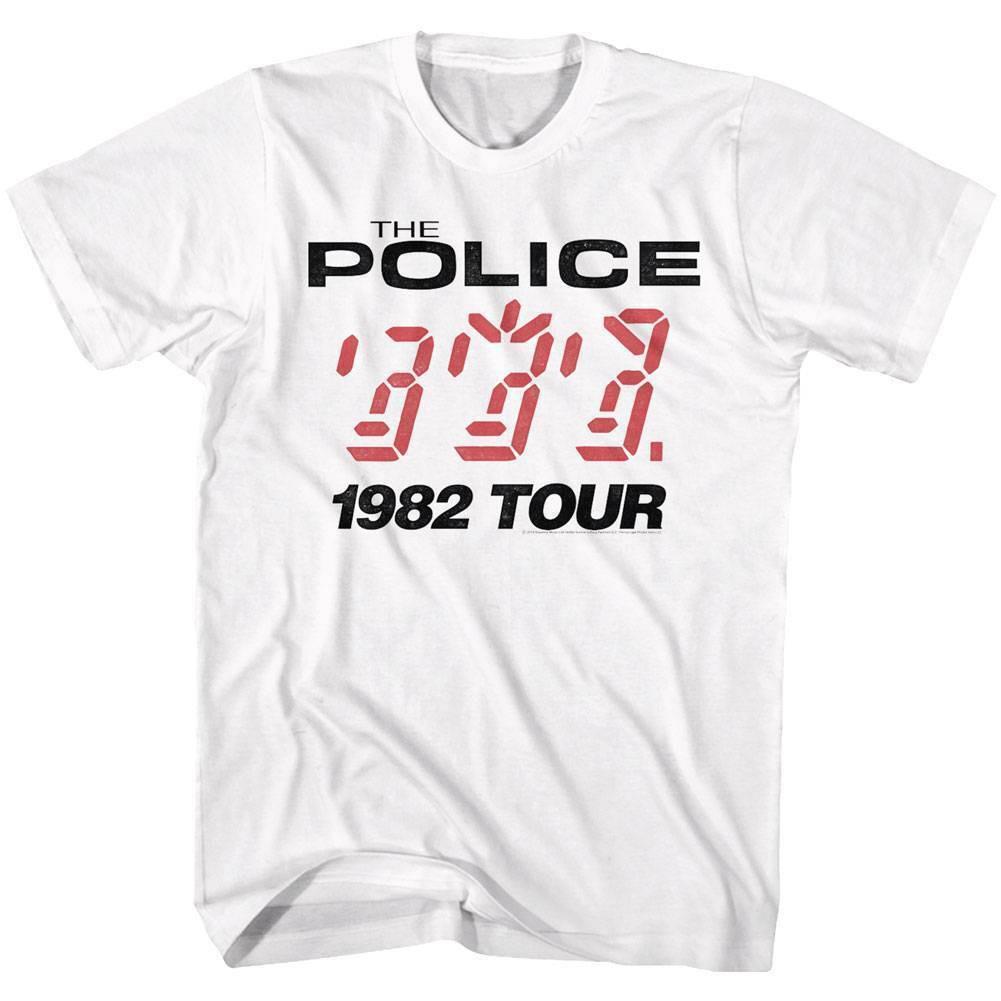 The Police Ghost in the Machine Tour 1982 Men White T Shirt S